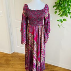 Women Ladies Boho Floral Maxi Dress Cocktail Party Evening Summer Beach Sundress one size 