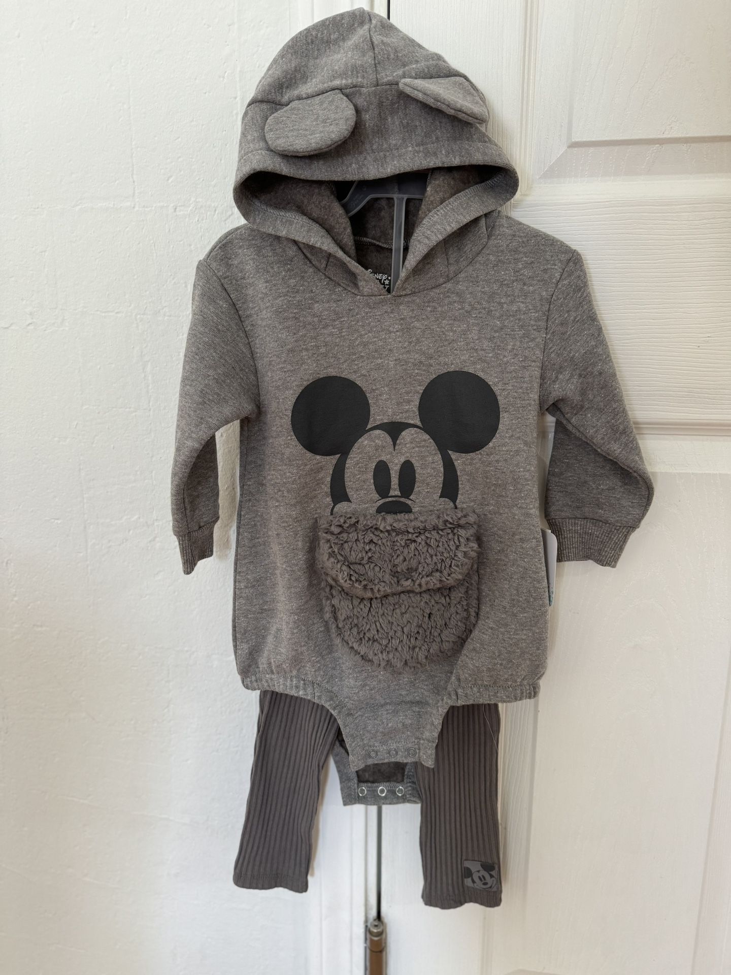 Mickey Mouse Hooded Bodysuit &Pants