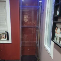 Ikea Glass Display  2 Unit With Led Light