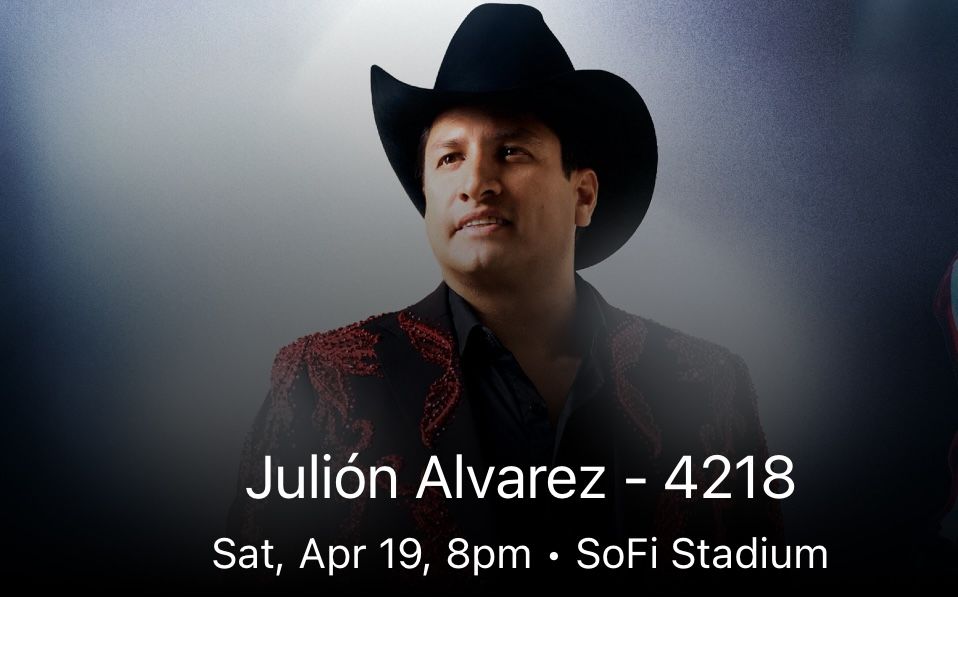 Julion Alvarez Concert Tickets