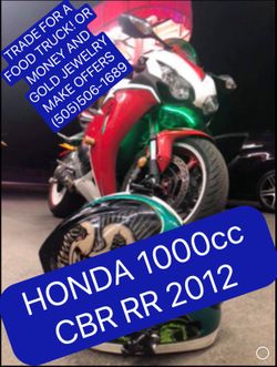 YEAR 2012 CBR1000cc HONDA RR FOR TRADE OR SALE