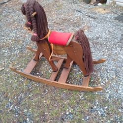 Solid Wood Rocking Horse. 75. Obo