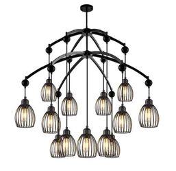 Iron Black Calling Chandelier