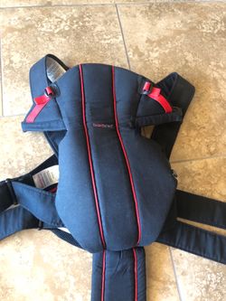 Baby Bjorn Lumbar Support Baby Carrier - Black/Red