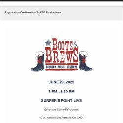 Boots and Brews Kane Brown Country Music Concert Tickets