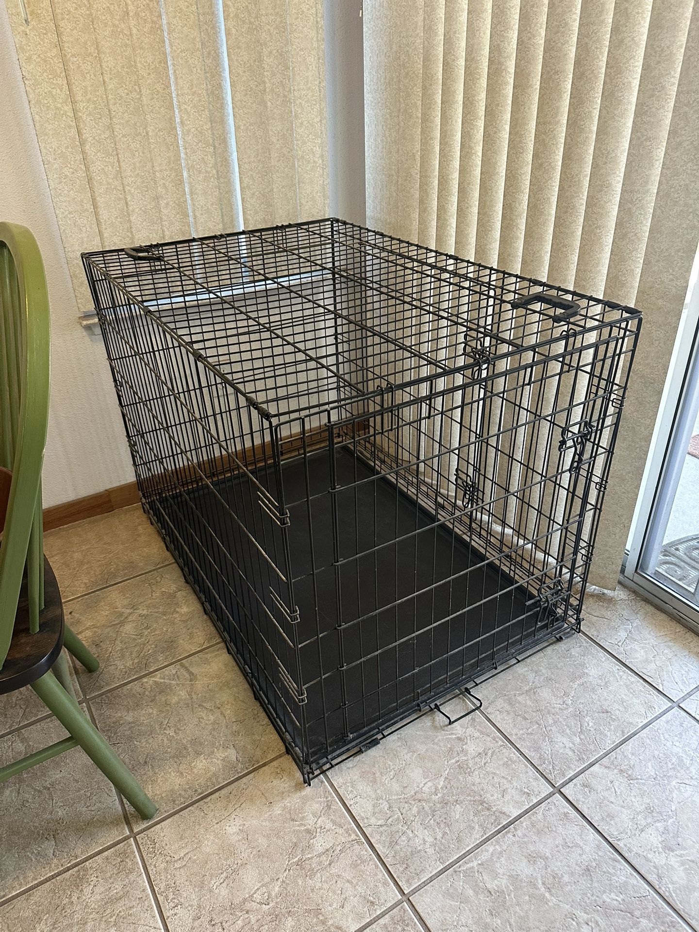 Dog Kennel and Chew Proof Aluminum Dog Bed