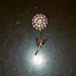Women's Amethyst Pin/ Brooch 