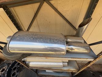 XL Performance Stainless Dual Outlet Muffler