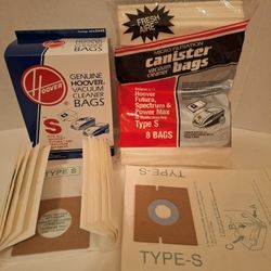 New Hoover and Sears Type S Vacuum Cleaner Bags Lot Of 24