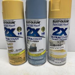 3 Rust Oleum Painters Touch 2x Paint And Primer. $10 For All 3. Must Pick Up