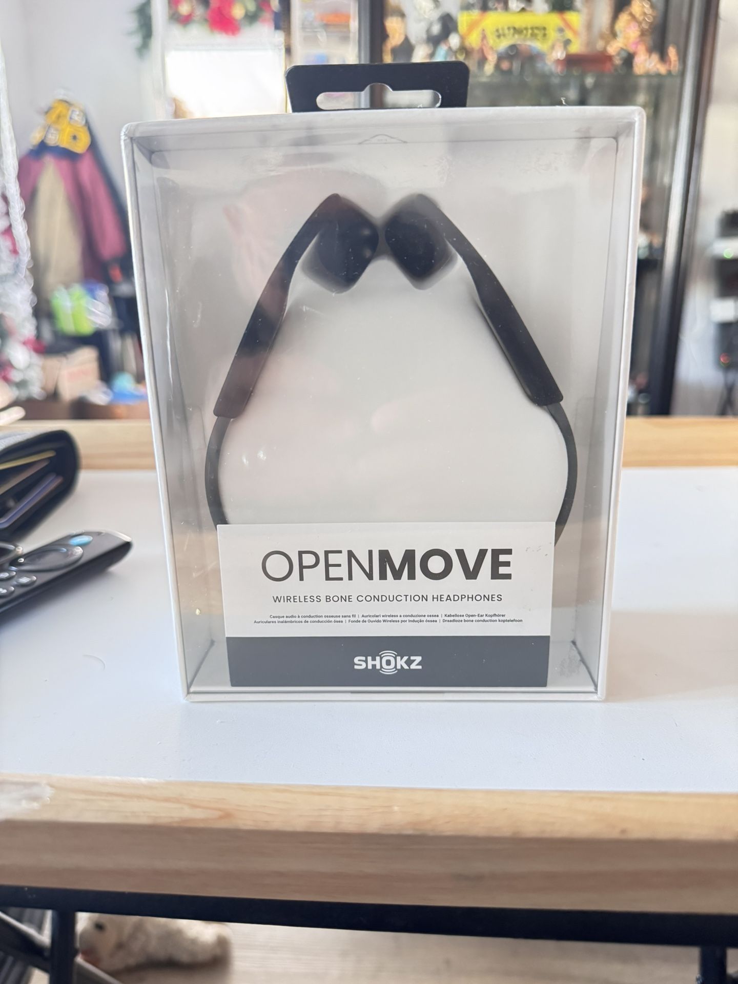 SHOKZ OpenMove - Open-Ear Bluetooth Sport Headphones, Bone