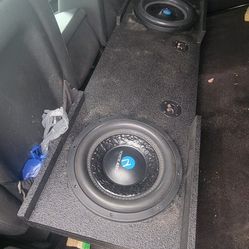 Bosinas 12s Con Cajón Para Gmc Sierra 2010. Doble Cabina 