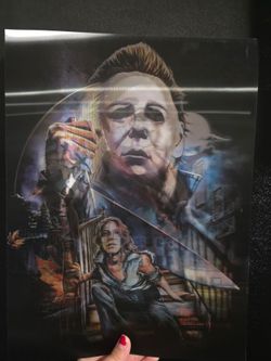 Halloween michael myers 3D poster