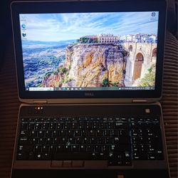 Dell Latitude 16 Inch Laptop Intel Quad Core i7 CPU 16 GB RAM 250 GB SSD Webcam 1080P LCD Wi-Fi & Bluetooth Wireless Windows Professional 64 Bit OS 
