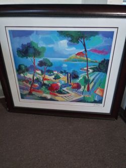 Nice Picture in Nice Wood Frame $10!
