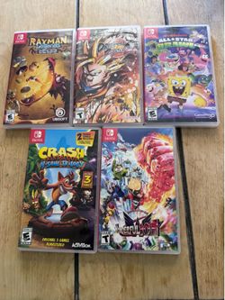 Nintendo switch games for sale or trade