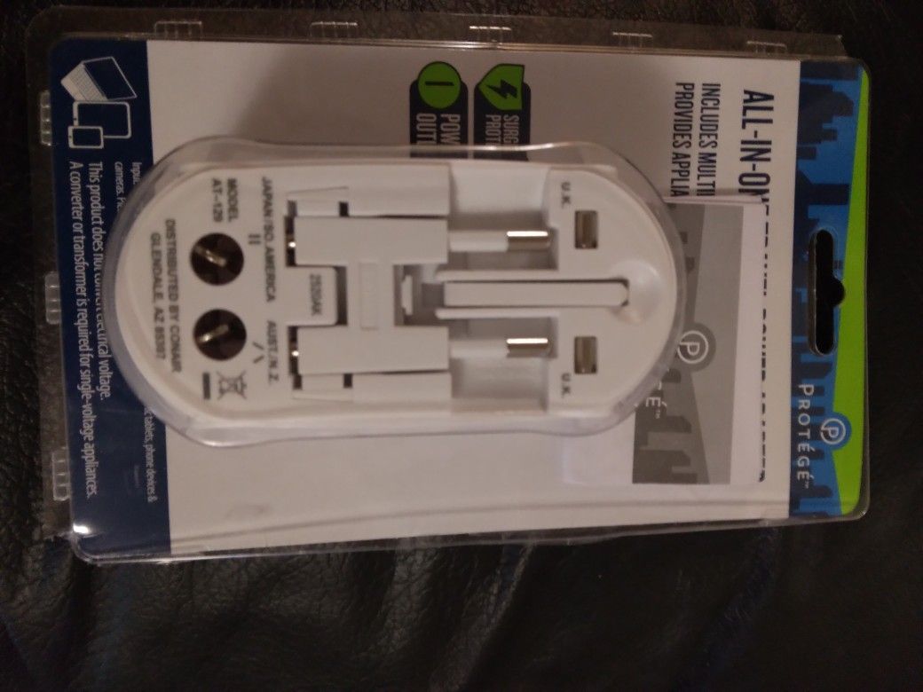 New American Tourists All In One Adapter Plug