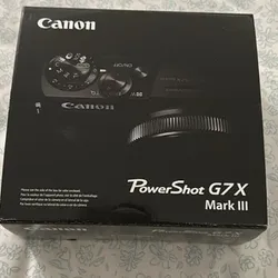 Canon G7X Mark III Camera