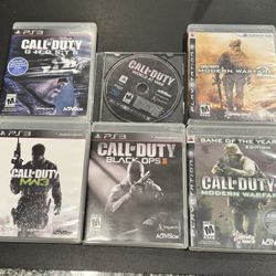 PS3 Call Of Duty Game Lot