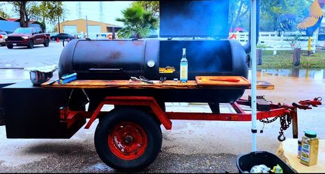 Smoker/ BBQ PIT On Trailer