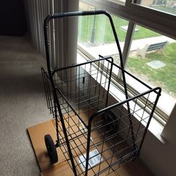 Grocery Laundry Cart Double Basket,$30 NE Philly Available Don't Ask Is It Still Available? Don't Counter Offer 