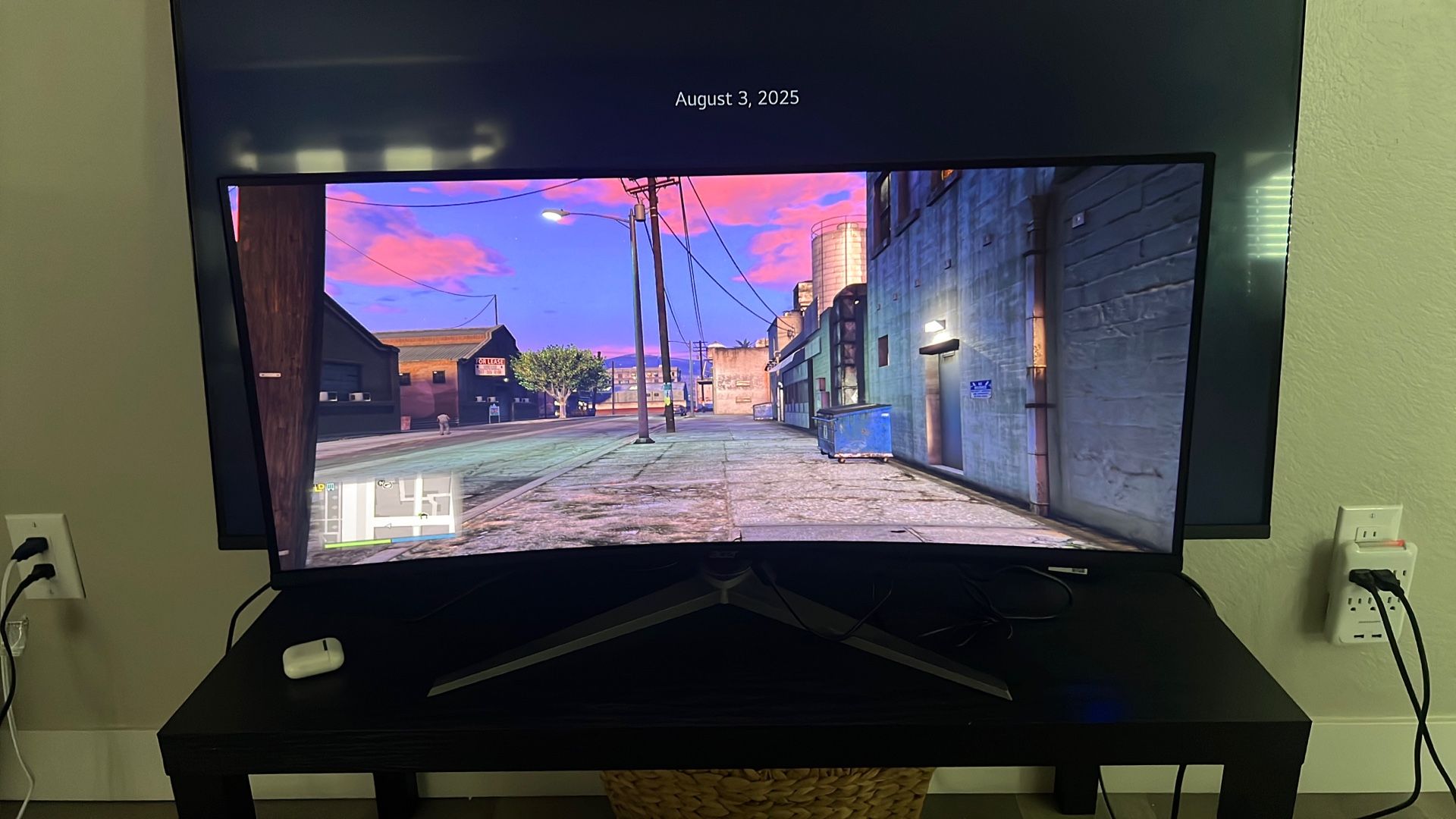 34 Inch Curved Acer Monitor And Ps5 Pro 