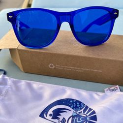 NEW Rainbow OPTX Translucent blue Sunglasses $25