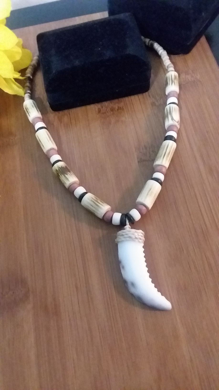 1PC Beautiful Tiger Shell Claw Necklace