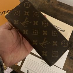 LOUIS VUITTON Monogram Portefeuille Clemence Fuchsia M60742 