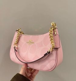 Pink coach bag