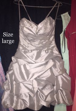 Silver with sequins and beading by Cinderella Divine Size large