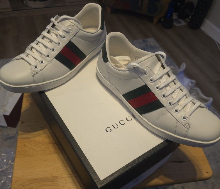 GUCCI ACE SNEAKERS WHITE