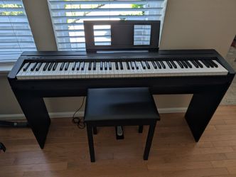 Yamaha P-45 88-Key Fully Weighted Graded Hammer Action Keyboard Piano
