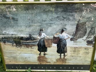 Brooklyn Museum Winslow Homer 1881 Fisher Girls Poster Print Framed