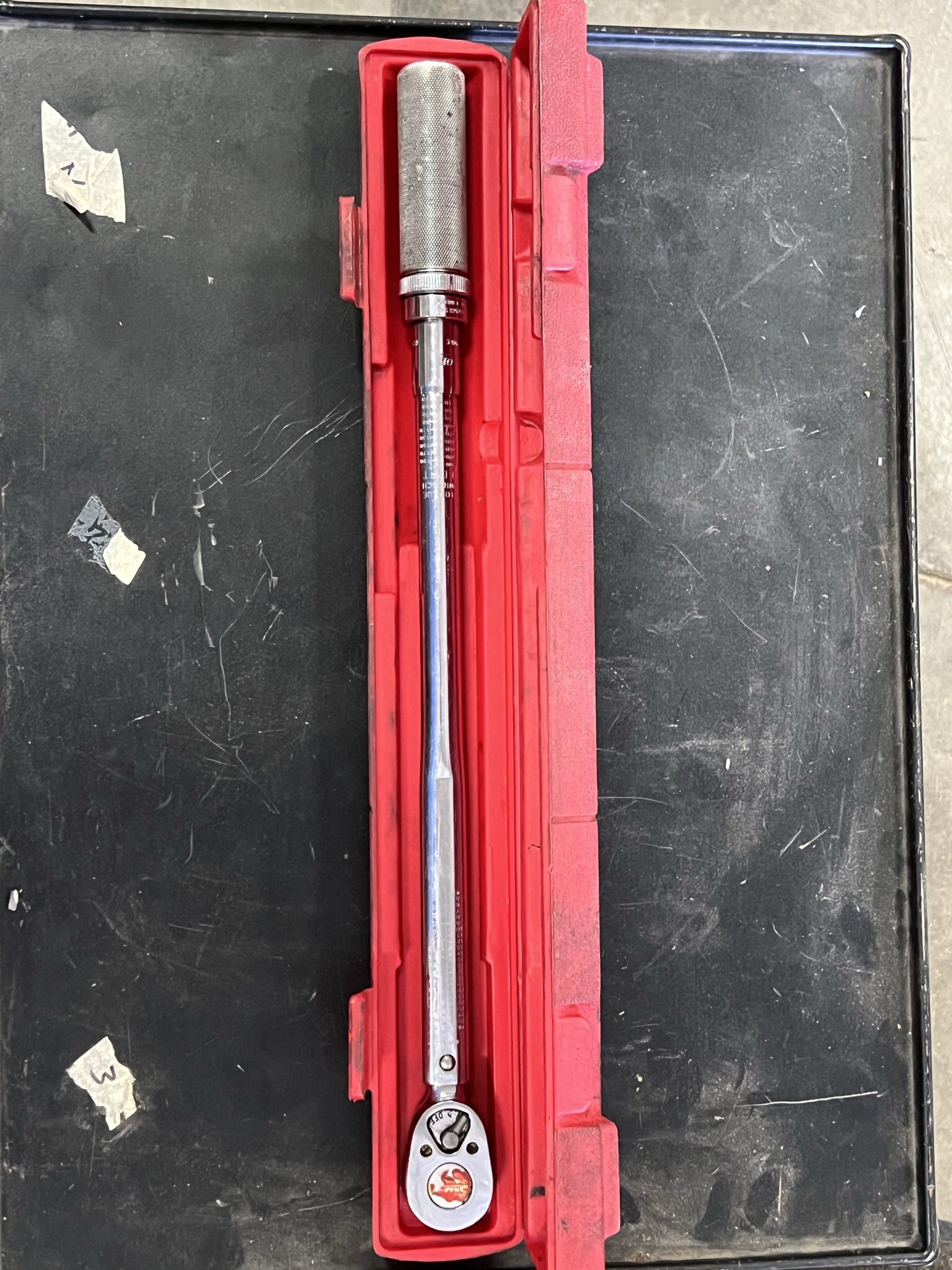 Snap On QJR3200C 1/2 Torque Wrench with case. made in USA