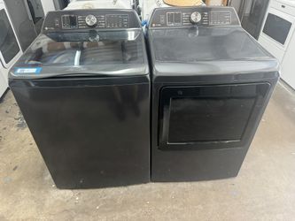 GE Washer And Electric Dryer 
