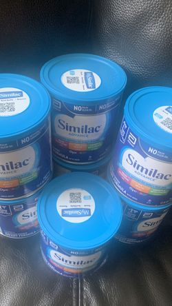Similac Advance Fórmula infantil con hierro, fórmula en polvo 7 lata de 12.4 onzas