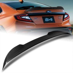 For 2022-2025 Subaru WRX W-Power V-Style Carbon Painted Rear Trunk Spoiler Wing -(2-SP-9082-APCF