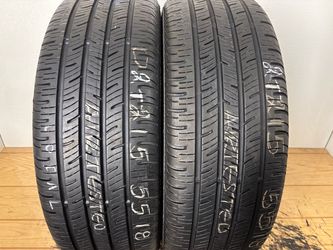 2 tires 215 55 18 Continental Contiprocontact high tread