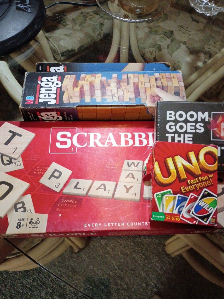 Games Jenga Scrabble Uno Room Goes The Dynamite Next