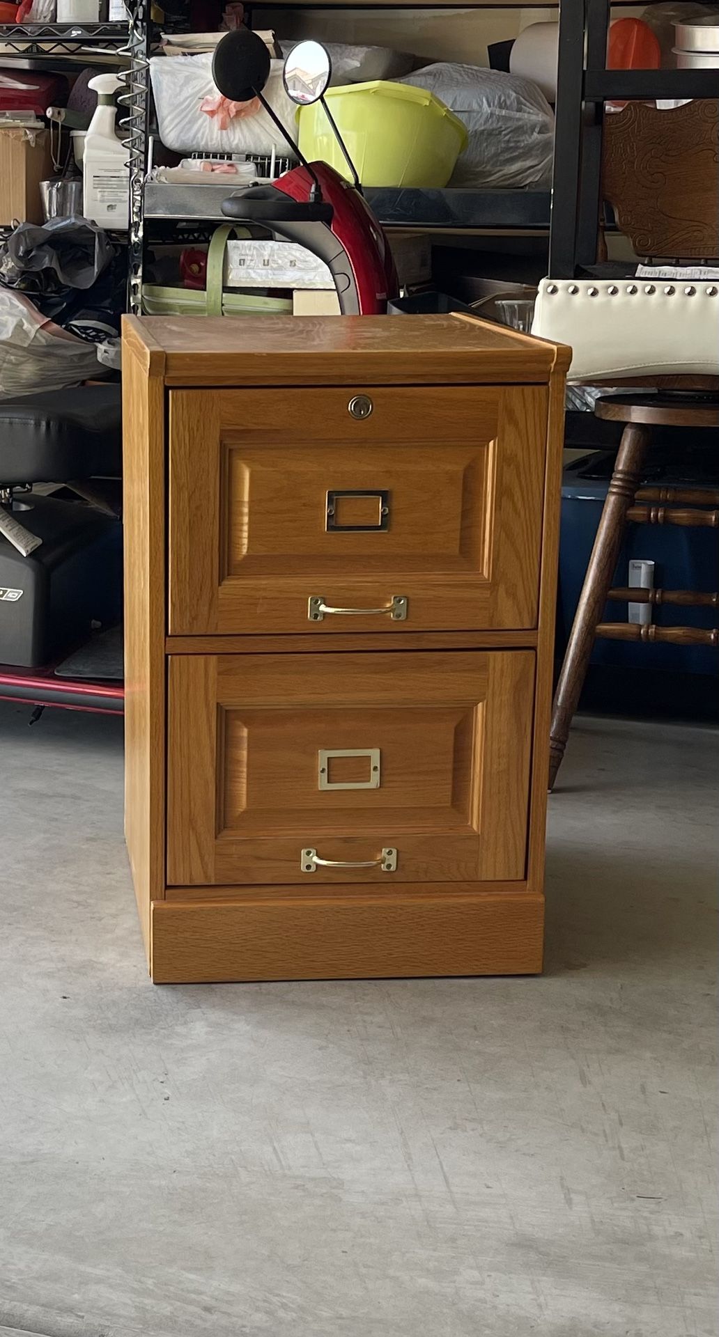 Filing Cabinet Oak