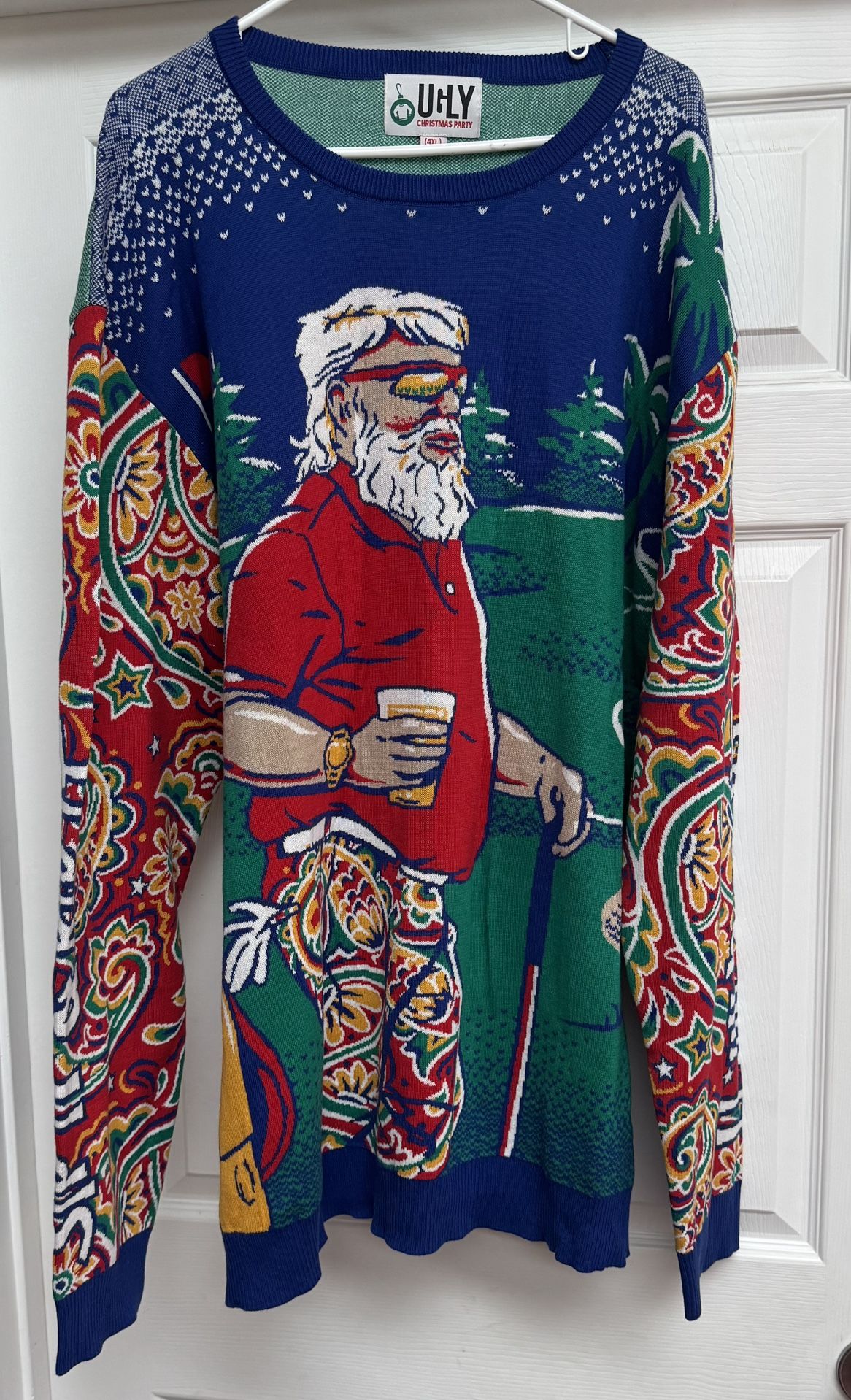 Ugly Sweater John Daly Christmas Sip It & Rip It size 4XL just $15