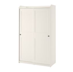 IKEA HAUGA Wardrobes, White x2