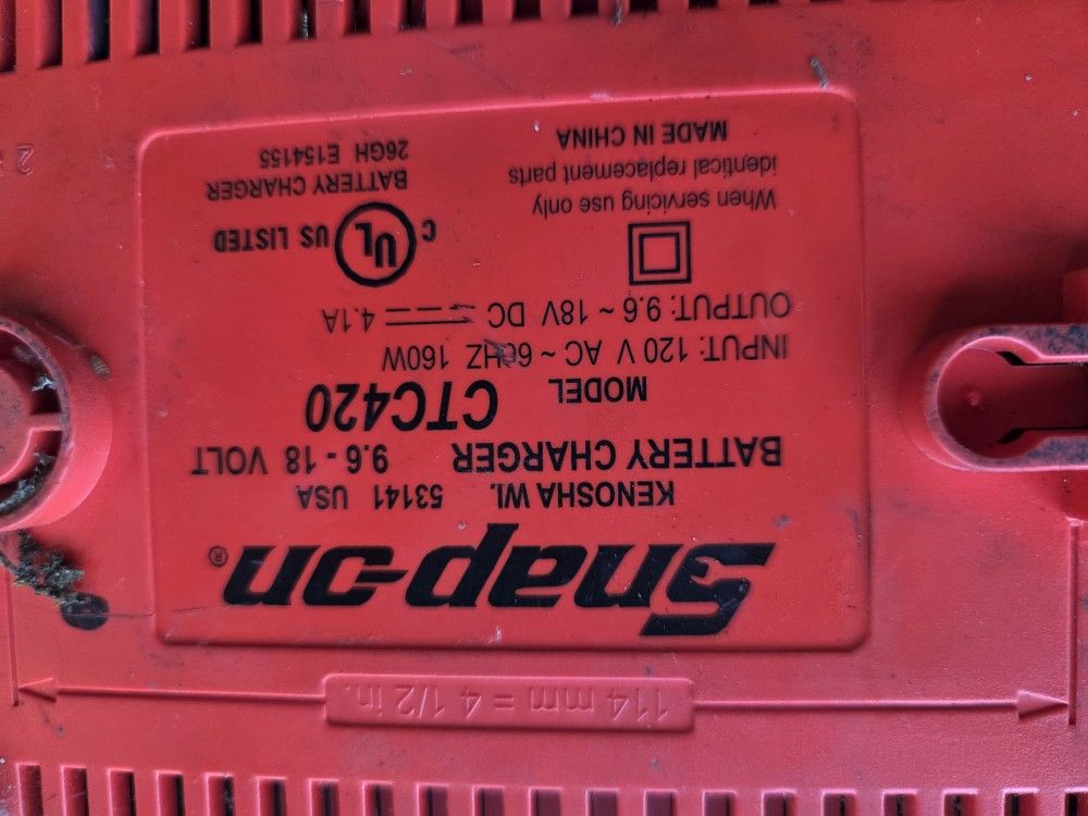 Snap On Battery Charger Ctc420