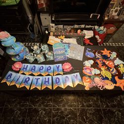 Ocean/Sea Themed Birthday Party Decorations