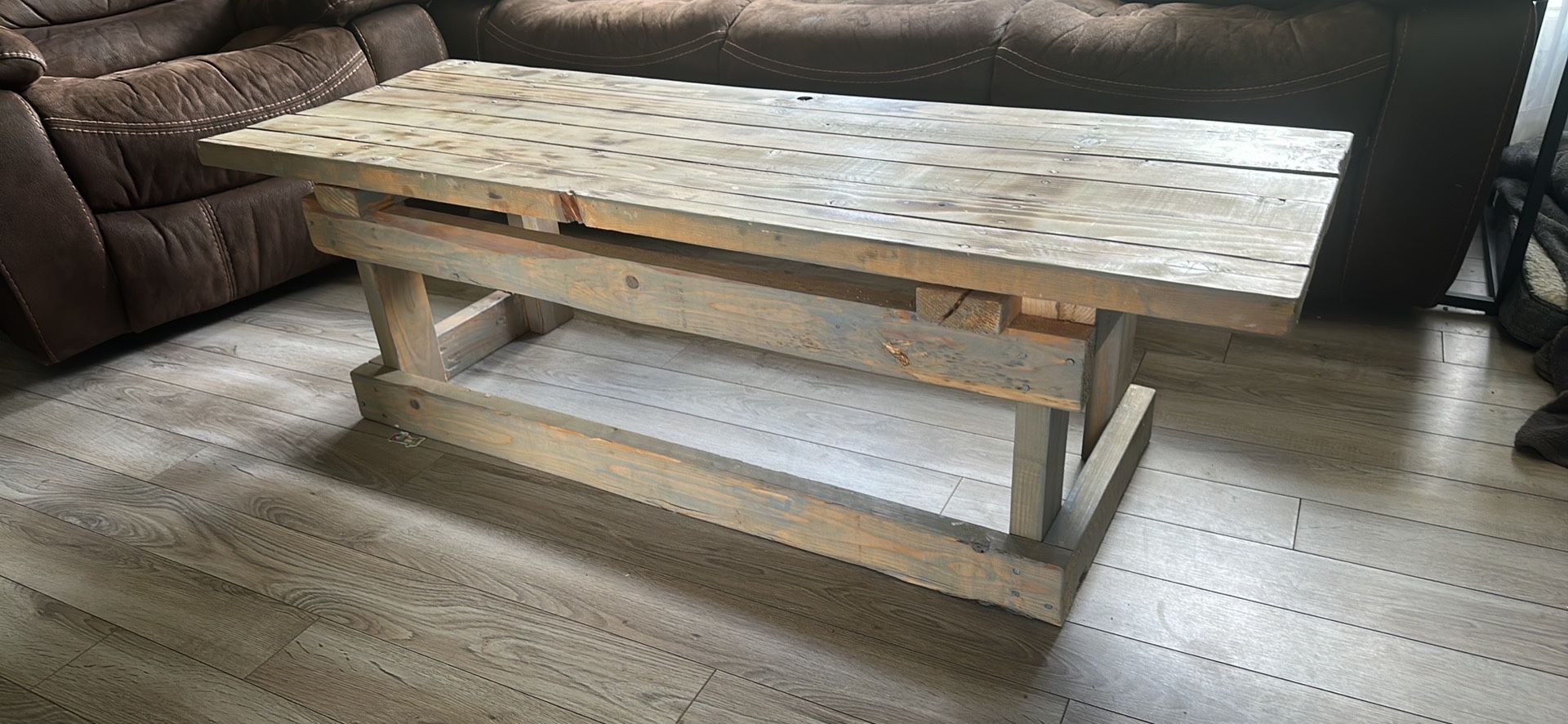 Rustic Wooden Coffee Table