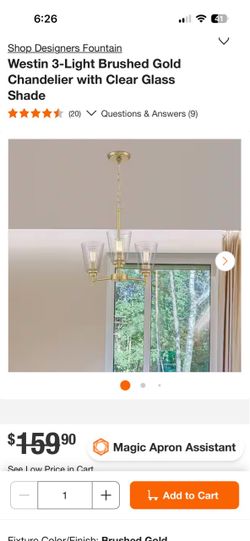 Designer fountain chandelier