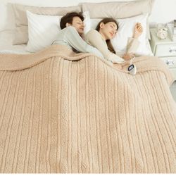 Electric Blanket Queen Size Single Control - 84"X90" Soft 