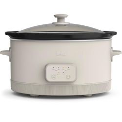 bella 6.0 Qt Programmable Slow Cooker, Ceramic Nonstick Coating+1 Small Cooker