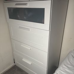 Large 4-Drawer IKEA Dresser – Sturdy, Heavy, Great Storage – $150